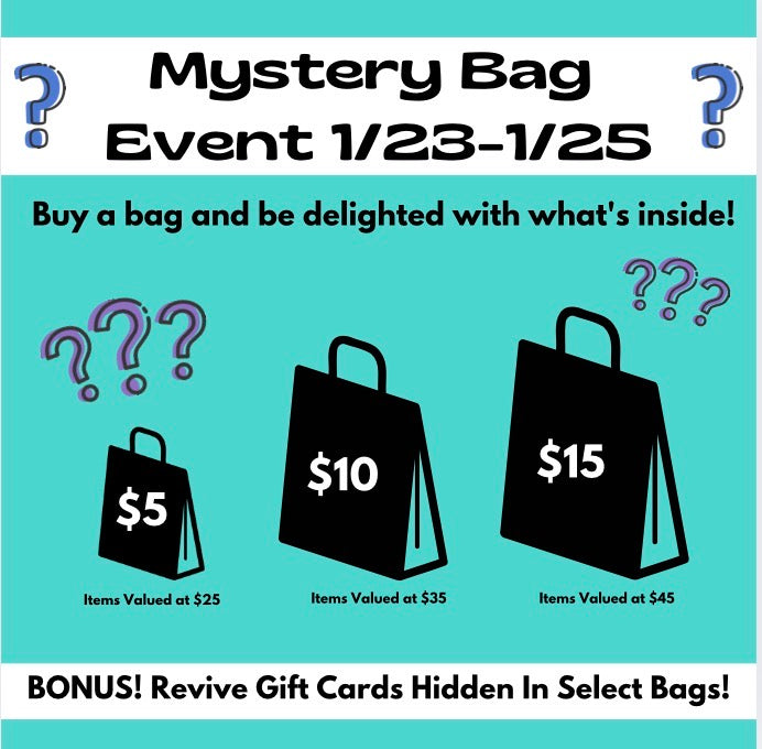 mystery bag, Black, mystery bag, Medium