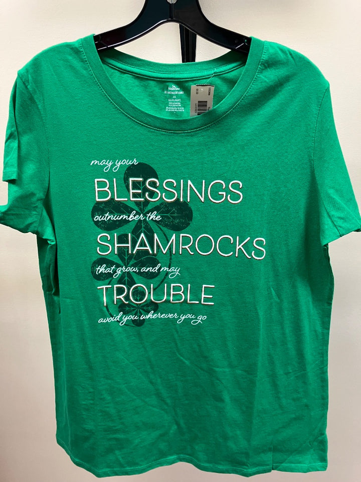 celebrate, Green, Top, XL