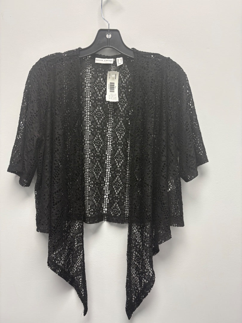 susan graver, Black, Top, Medium