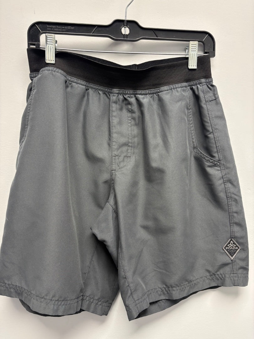 prana, grey, Mens-shorts, Small