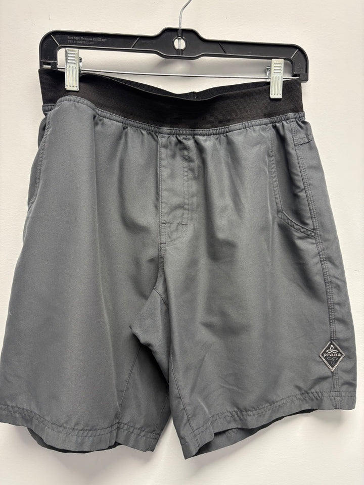 prana, grey, Mens-shorts, Small
