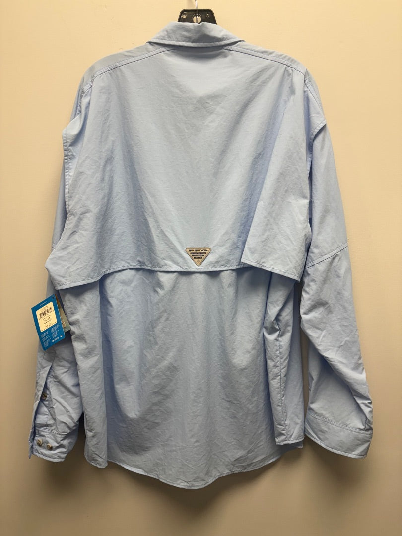 columbia, Blue, Mens-Top, XL
