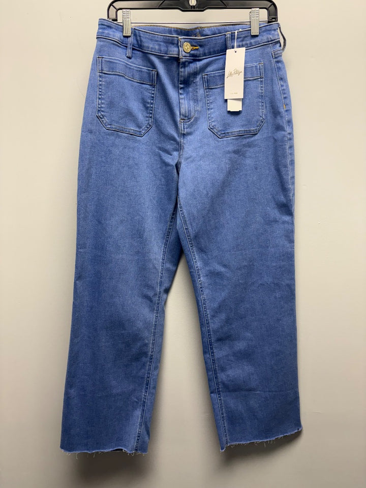 Lilly pulitzer, Blue, pant, 10