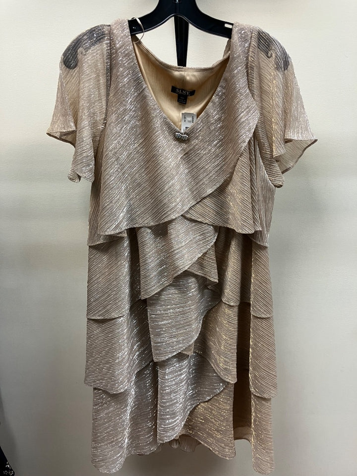 SLNY, Gold+, dress, XL