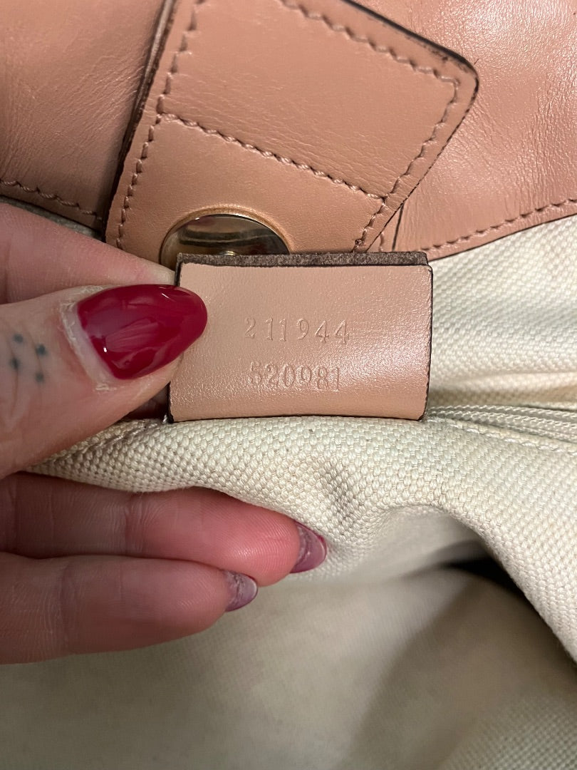 Gucci, tan, Handbag, Medium