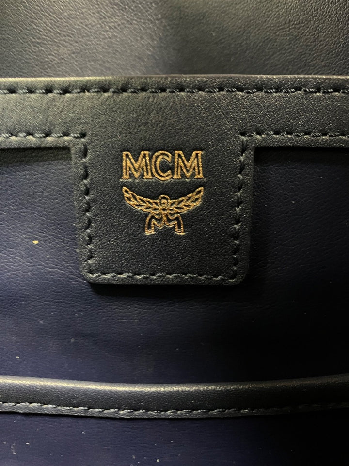 MCM, White, bookbag, Medium