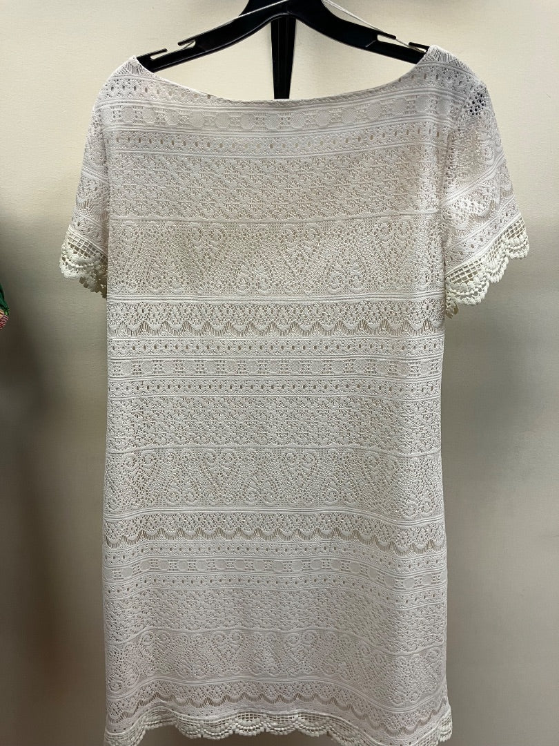 london times, Tan, dress, Large