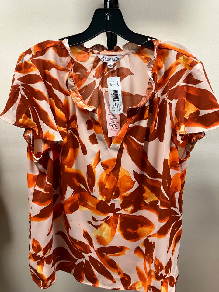 nanette lepore, Orange+, Top, Large