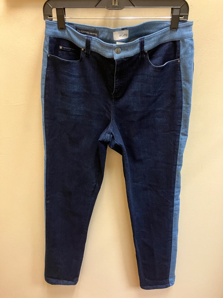 ecru, Blue, pant, 8