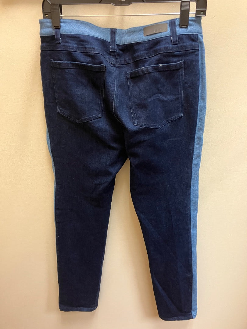 ecru, Blue, pant, 8