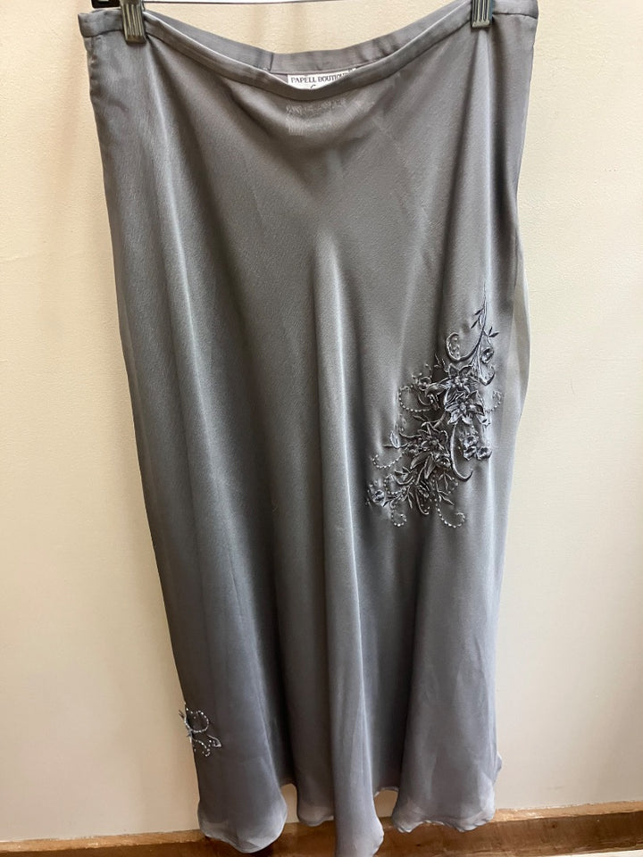Papell, grey, set 2 piece, Large