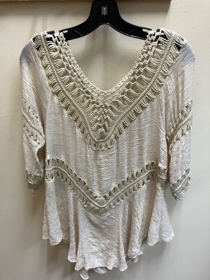 no brand, Tan, Top, Small