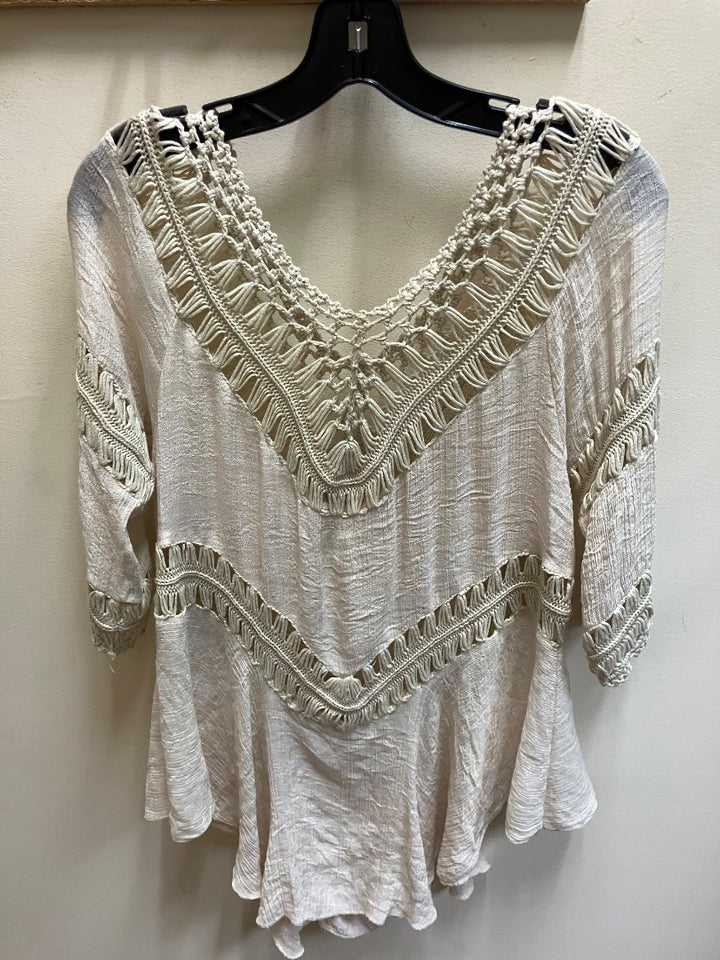 no brand, Tan, Top, Small