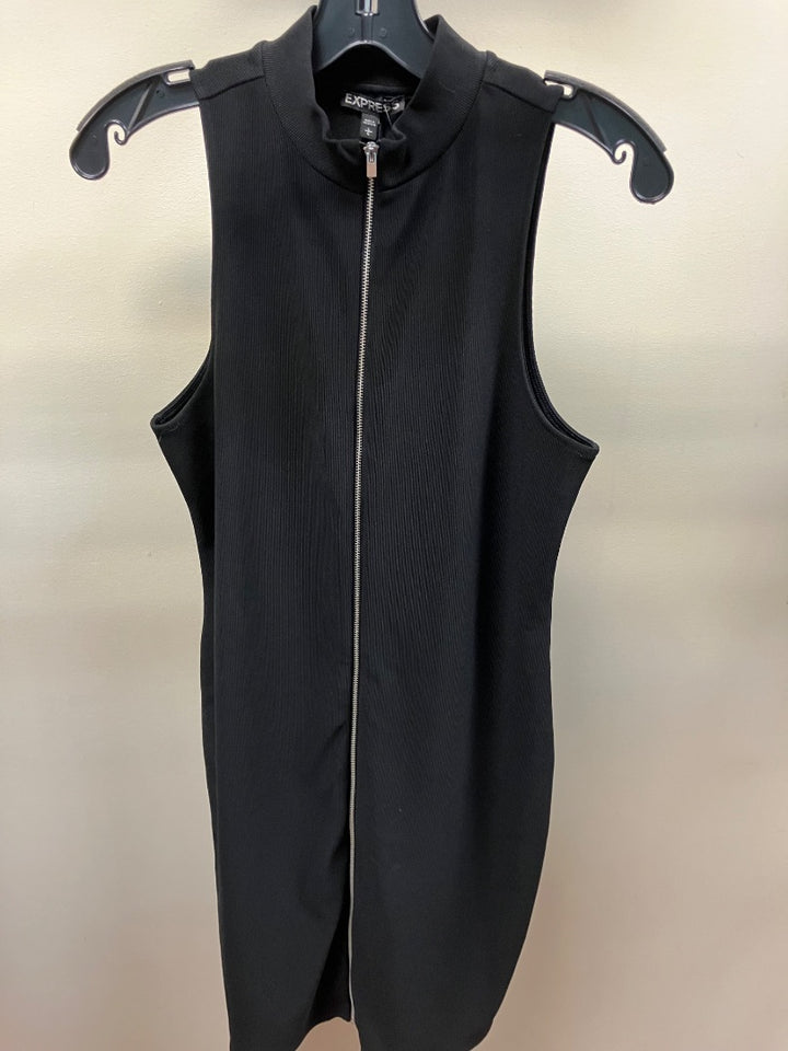 express, Black, dress, Large