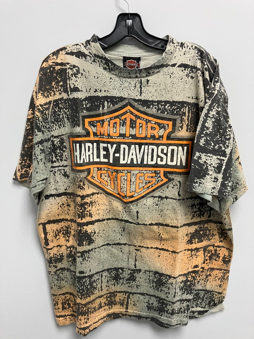 Harley davidson, Grey+, Mens-Top, 2XL