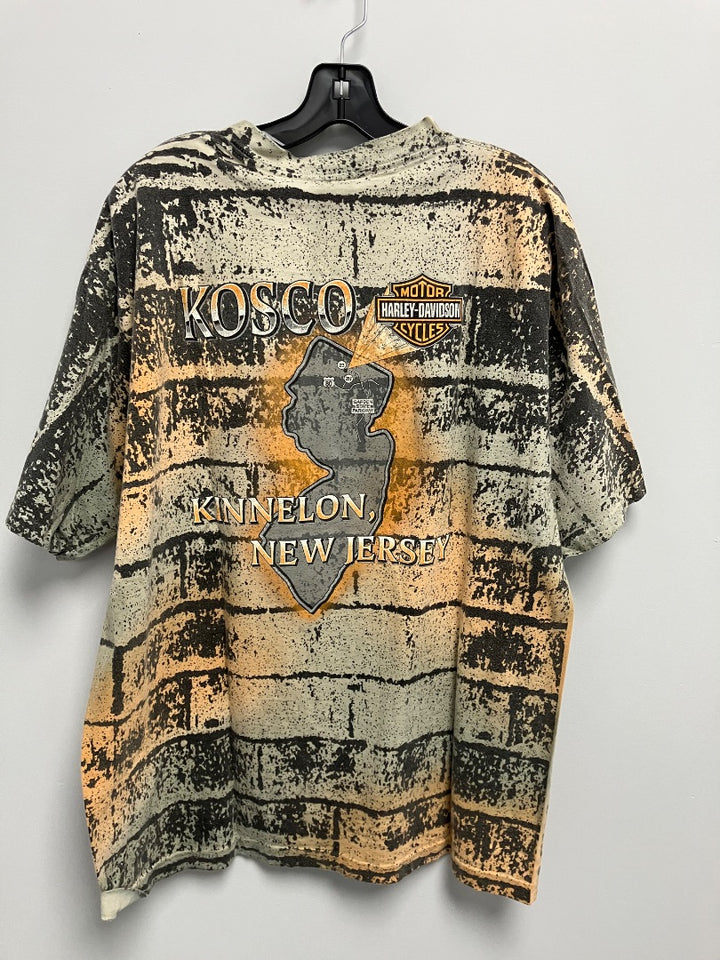 Harley davidson, Grey+, Mens-Top, 2XL