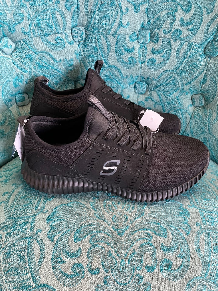 skechers, Black, Mens-Sneaker, 7