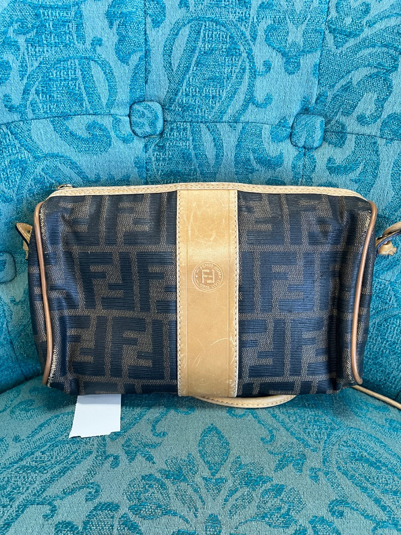 Fendi, Brown, Handbag, Small