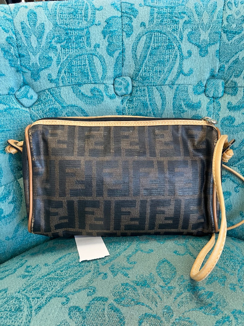 Fendi, Brown, Handbag, Small