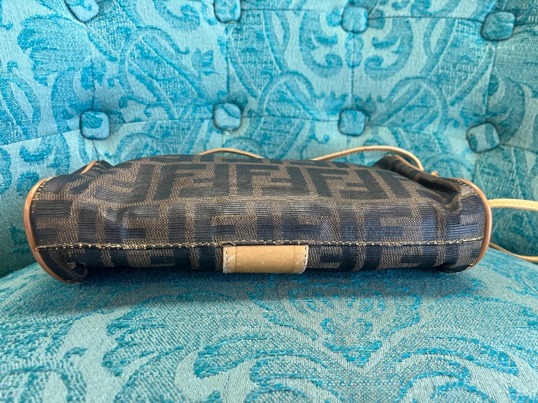 Fendi, Brown, Handbag, Small