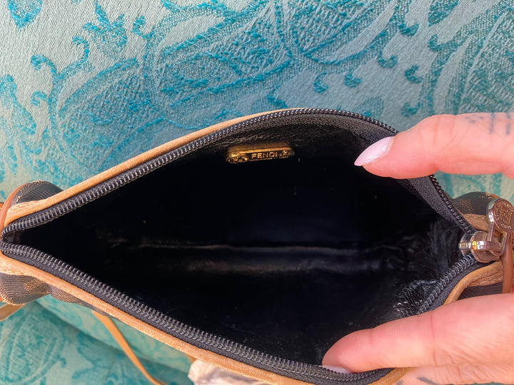 Fendi, Brown, Handbag, Small