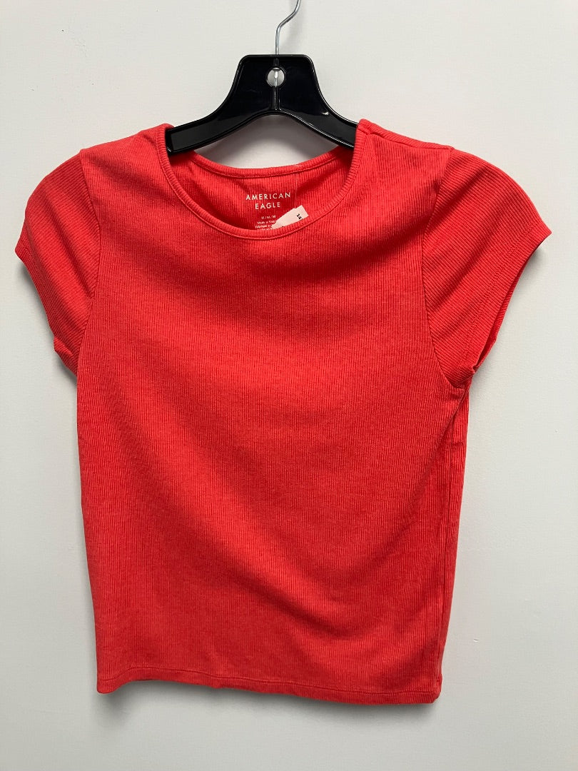 american eagle, red, Top, Medium