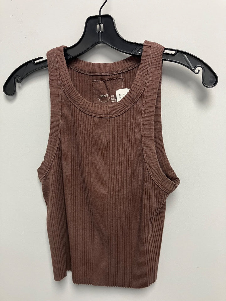 aerie, Brown, Top, Medium