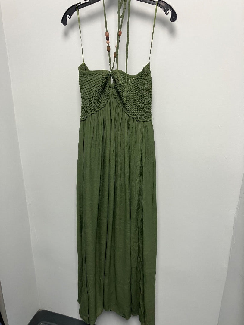 blu pepper, Green, dress, Large