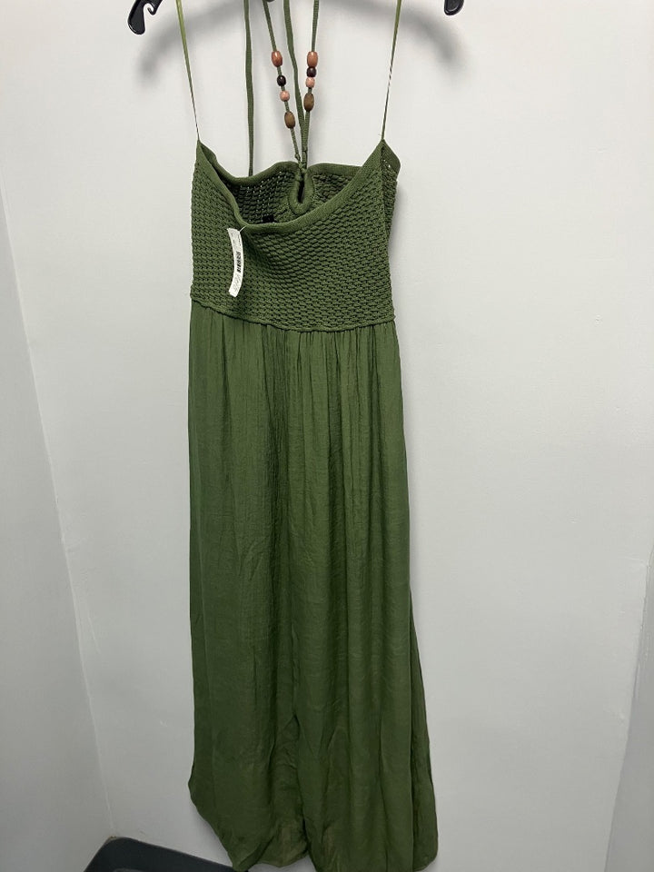 blu pepper, Green, dress, Large