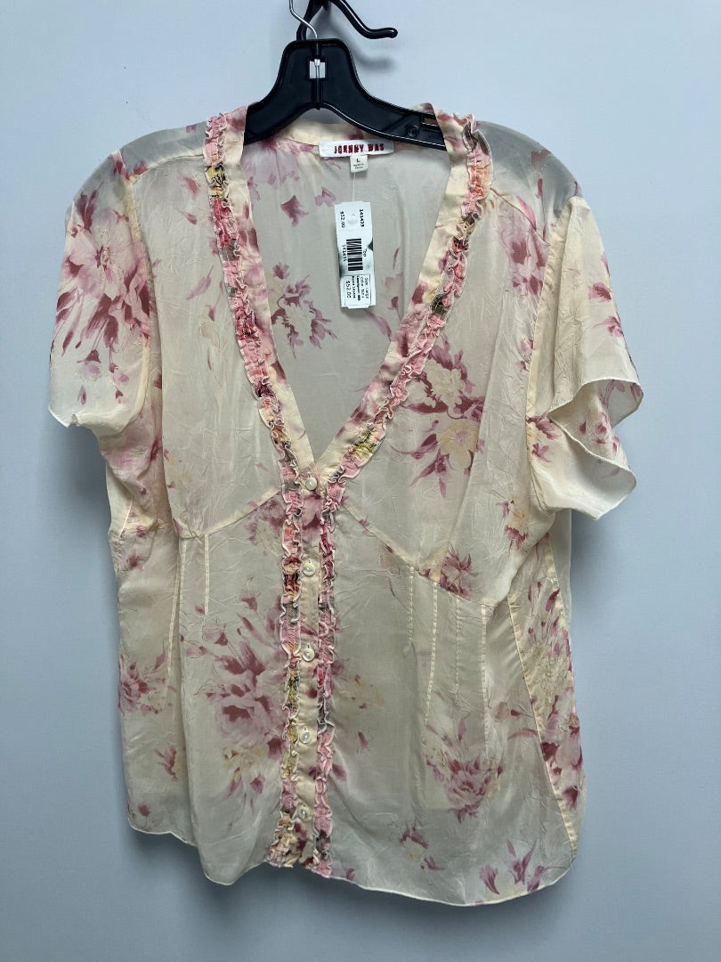 Johnny was, Tan+, Top, Large