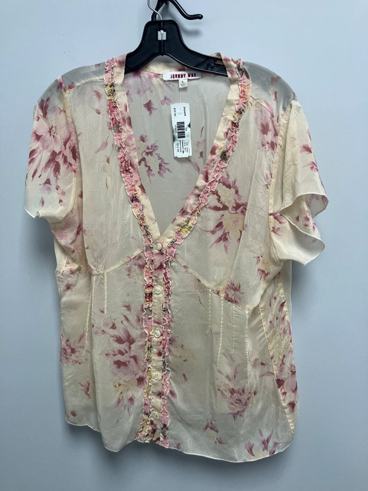 Johnny was, Tan+, Top, Large