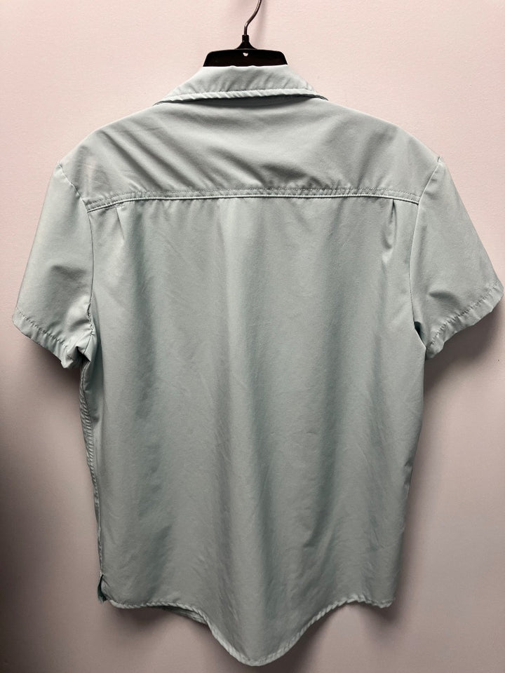 reaction, teal, Mens-Top, Medium