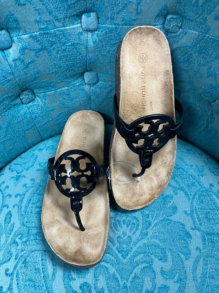 Tory Burch, Black, Sandal, 8