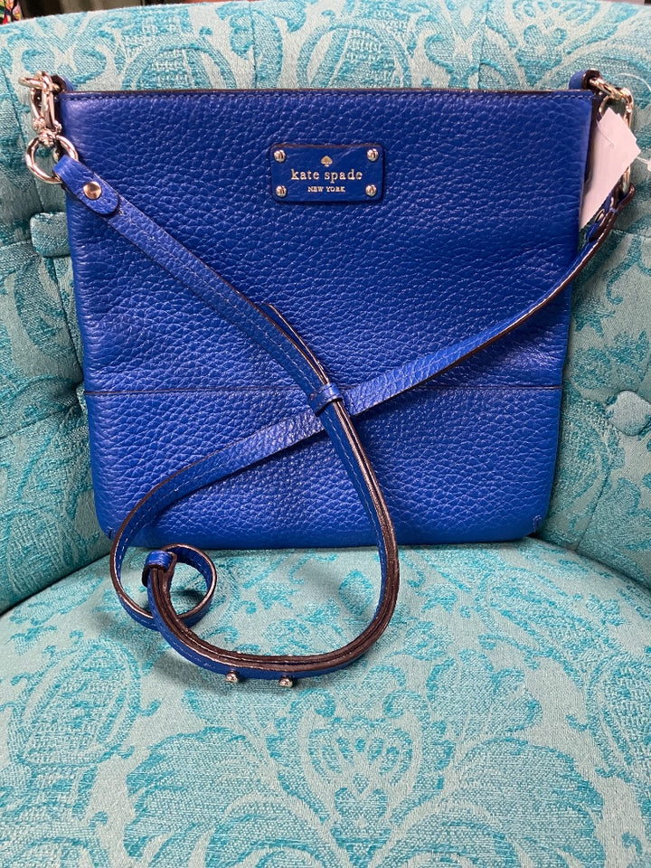 Kate Spade, Blue, Handbag, Medium