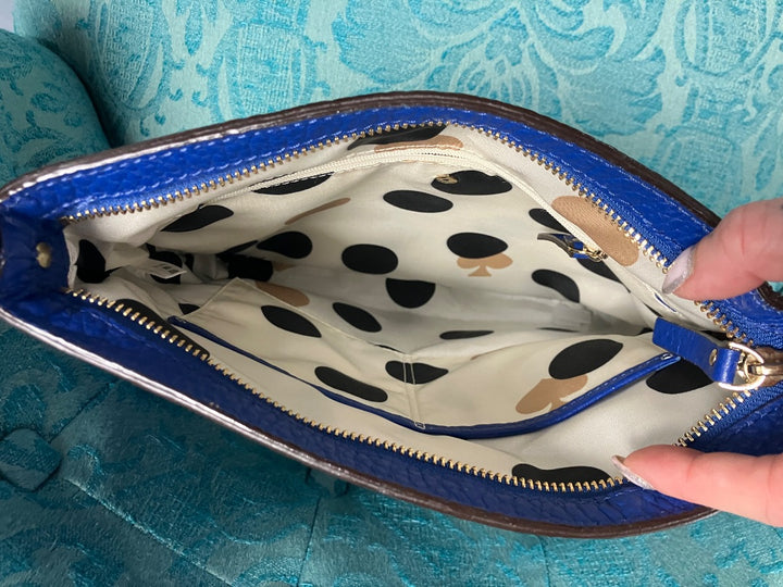 Kate Spade, Blue, Handbag, Medium