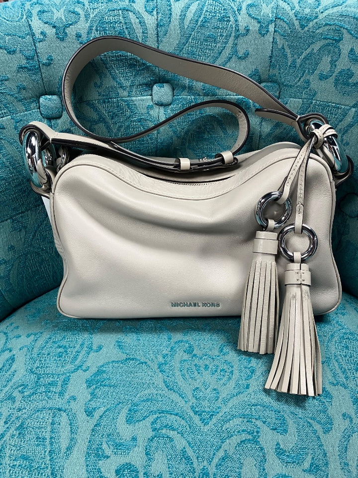Coach, Taupe, Handbag, Medium