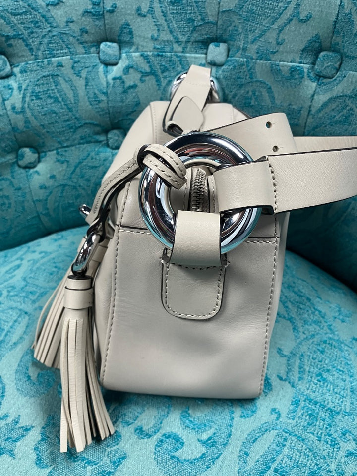 Coach, Taupe, Handbag, Medium