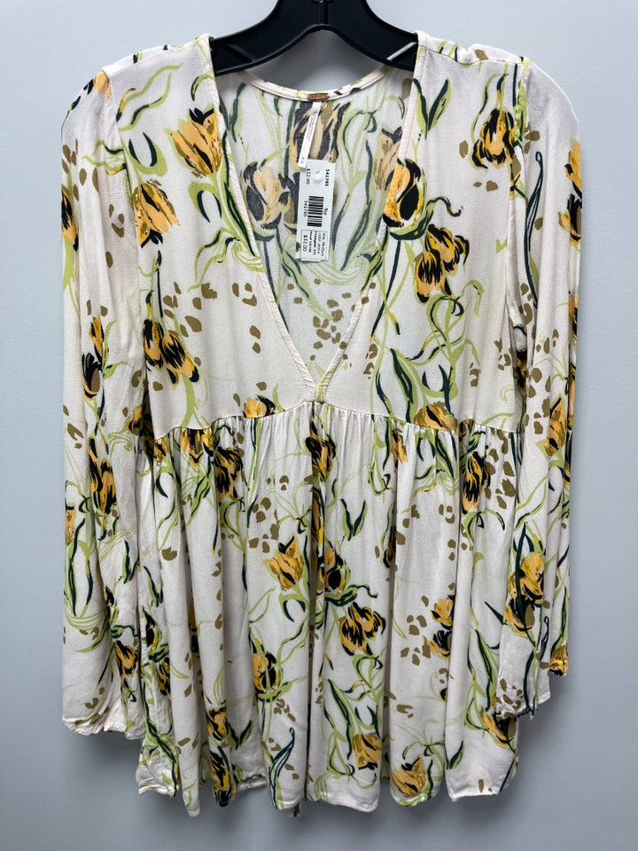 free ppl, pink+, Top, Medium