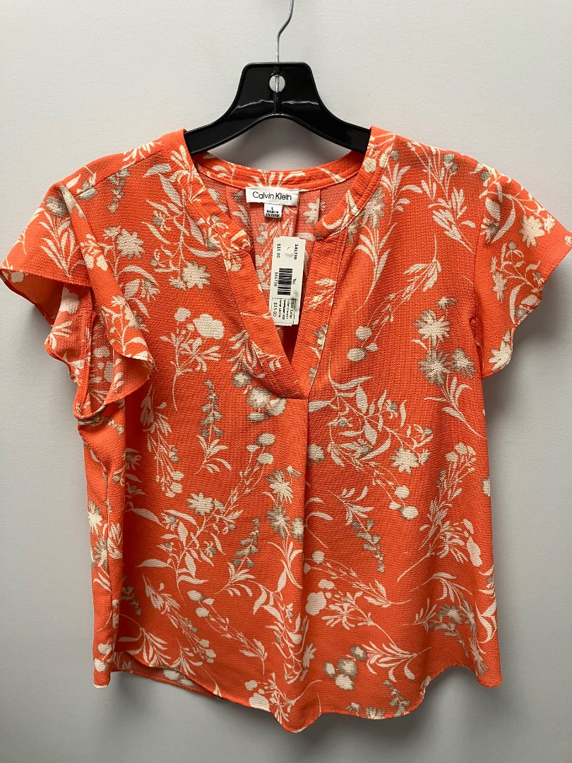 Calvin klein, Orange+, Top, Large