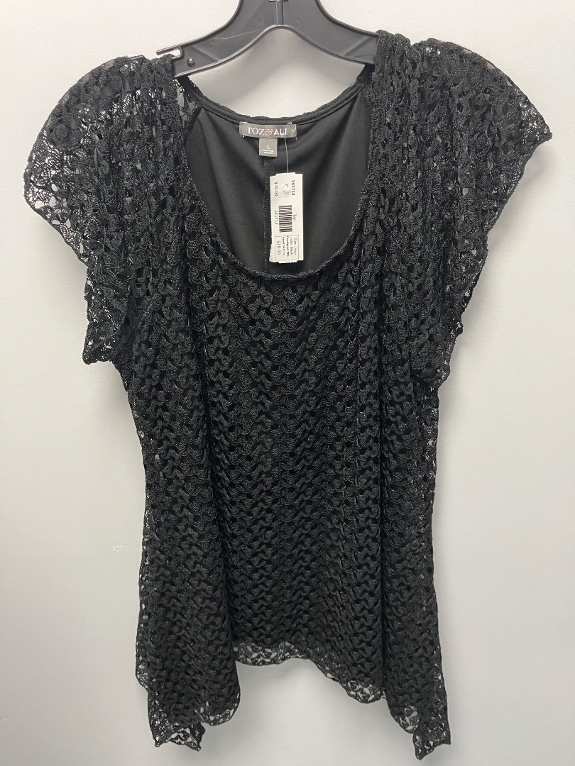 roz+ali, Black, Top, Large