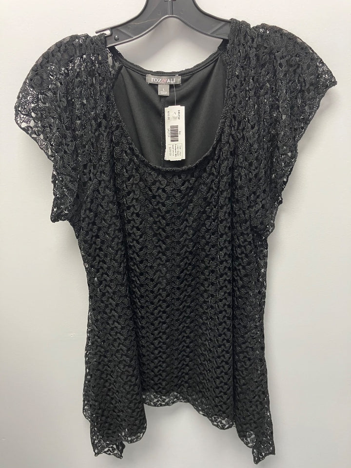 roz+ali, Black, Top, Large