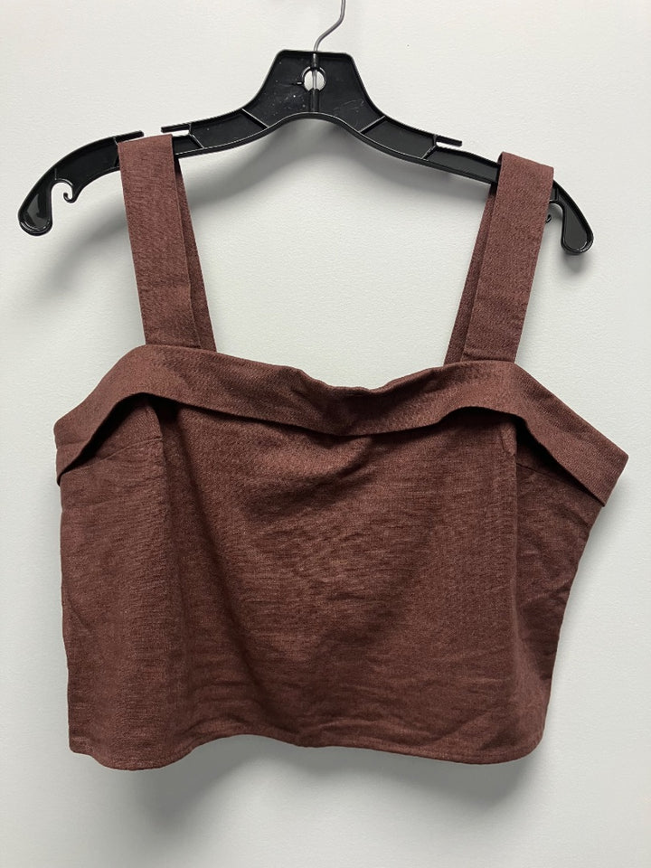 abercrombie, Brown, Top, Large