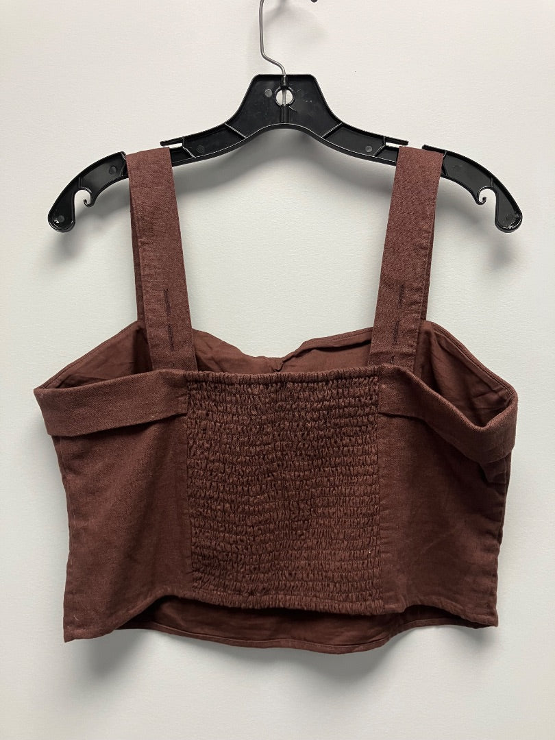 abercrombie, Brown, Top, Large