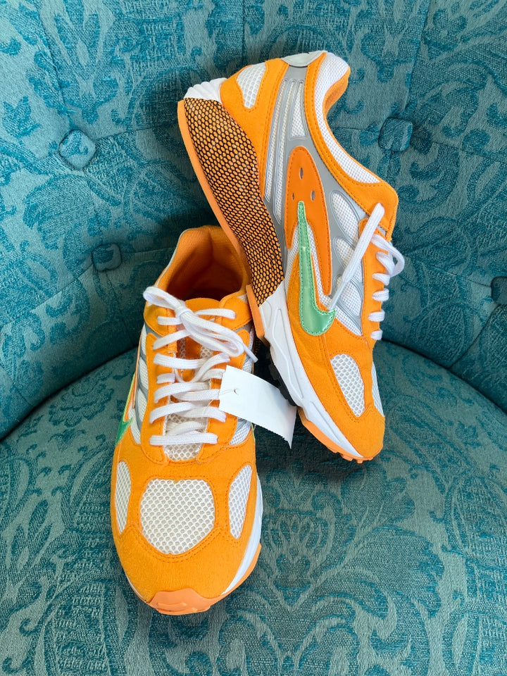 nike, Orange, Mens-Sneaker, 9