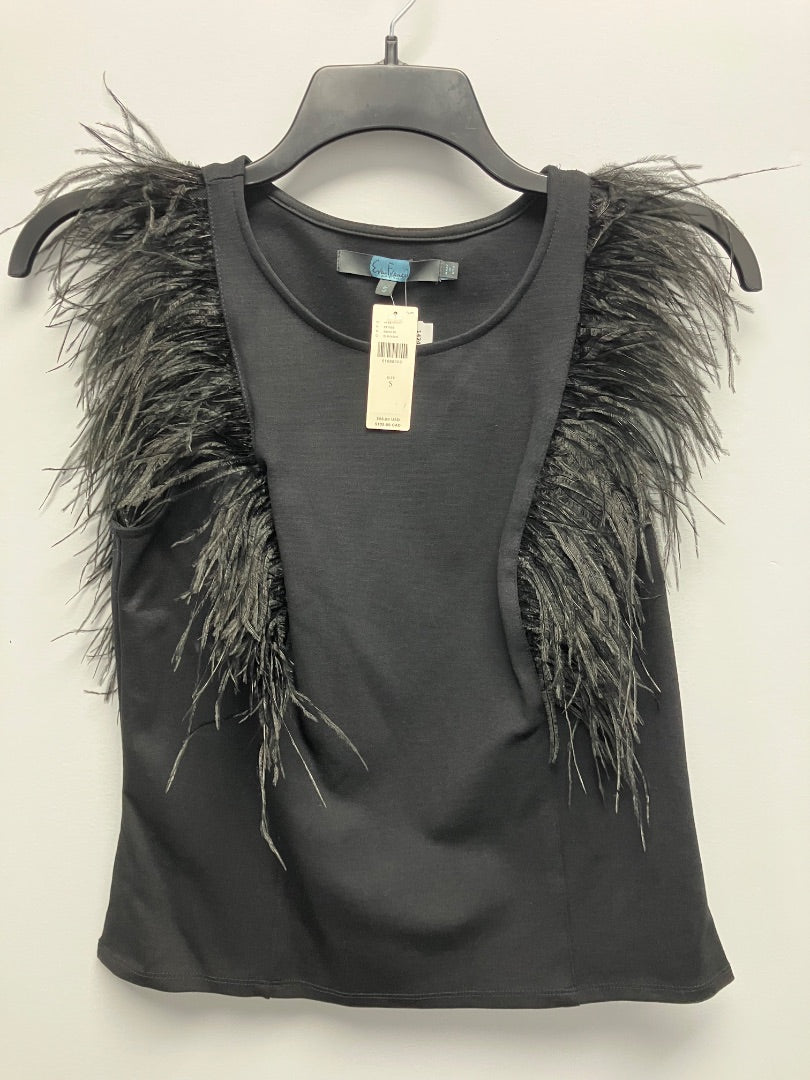 eva franco, Black, Top, Small
