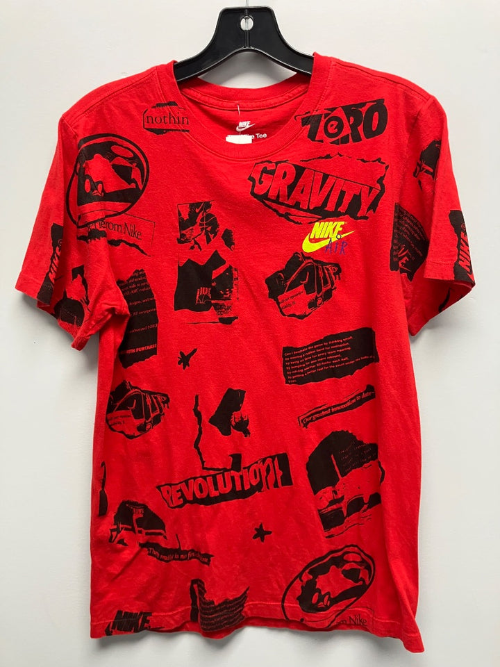 nike, Red+, Mens-Top, Small
