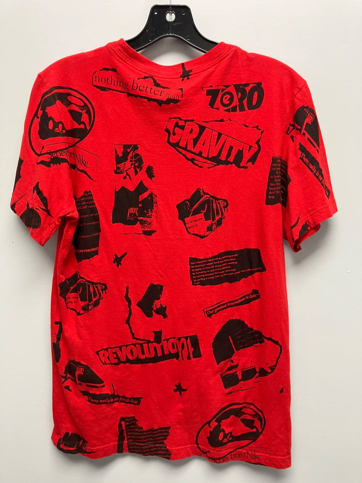 nike, Red+, Mens-Top, Small