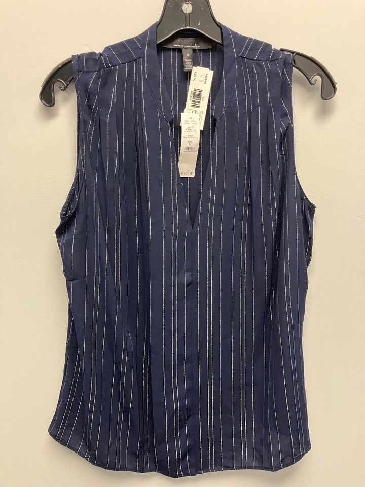 white house black market, Blue+, Top, Medium