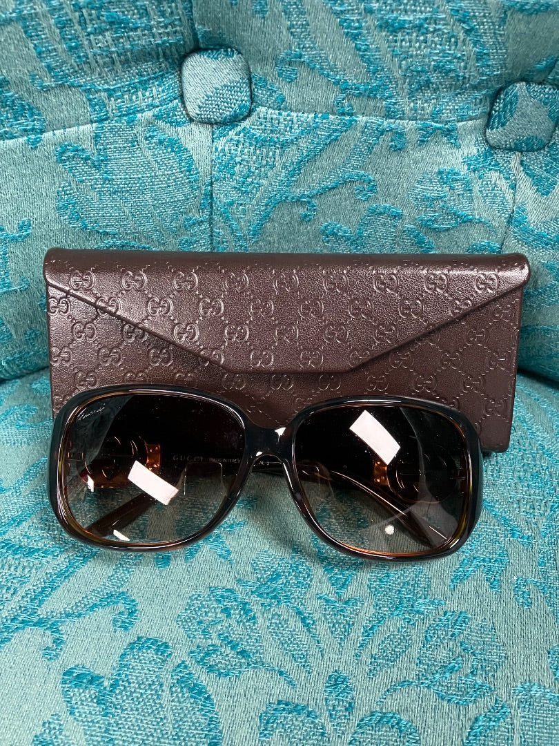 Gucci, Brown, sunglasses, Medium