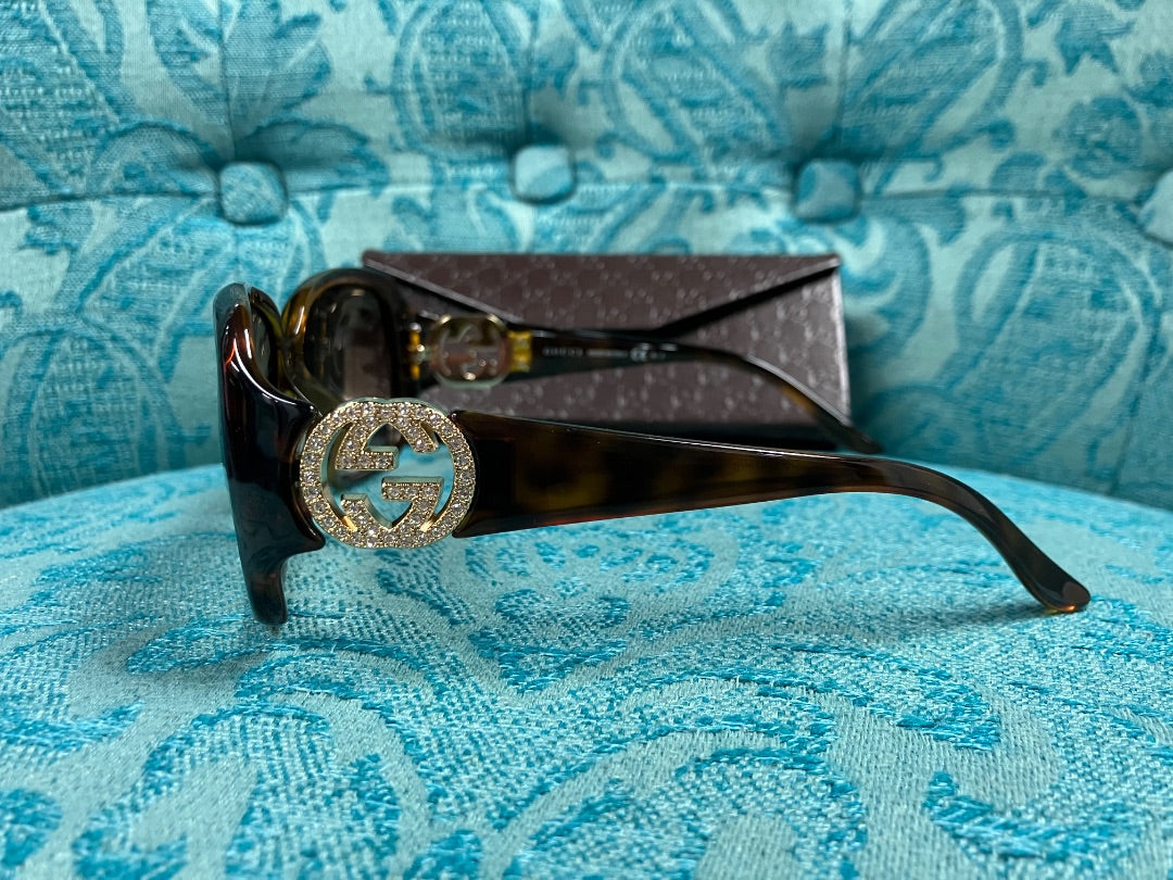 Gucci, Brown, sunglasses, Medium